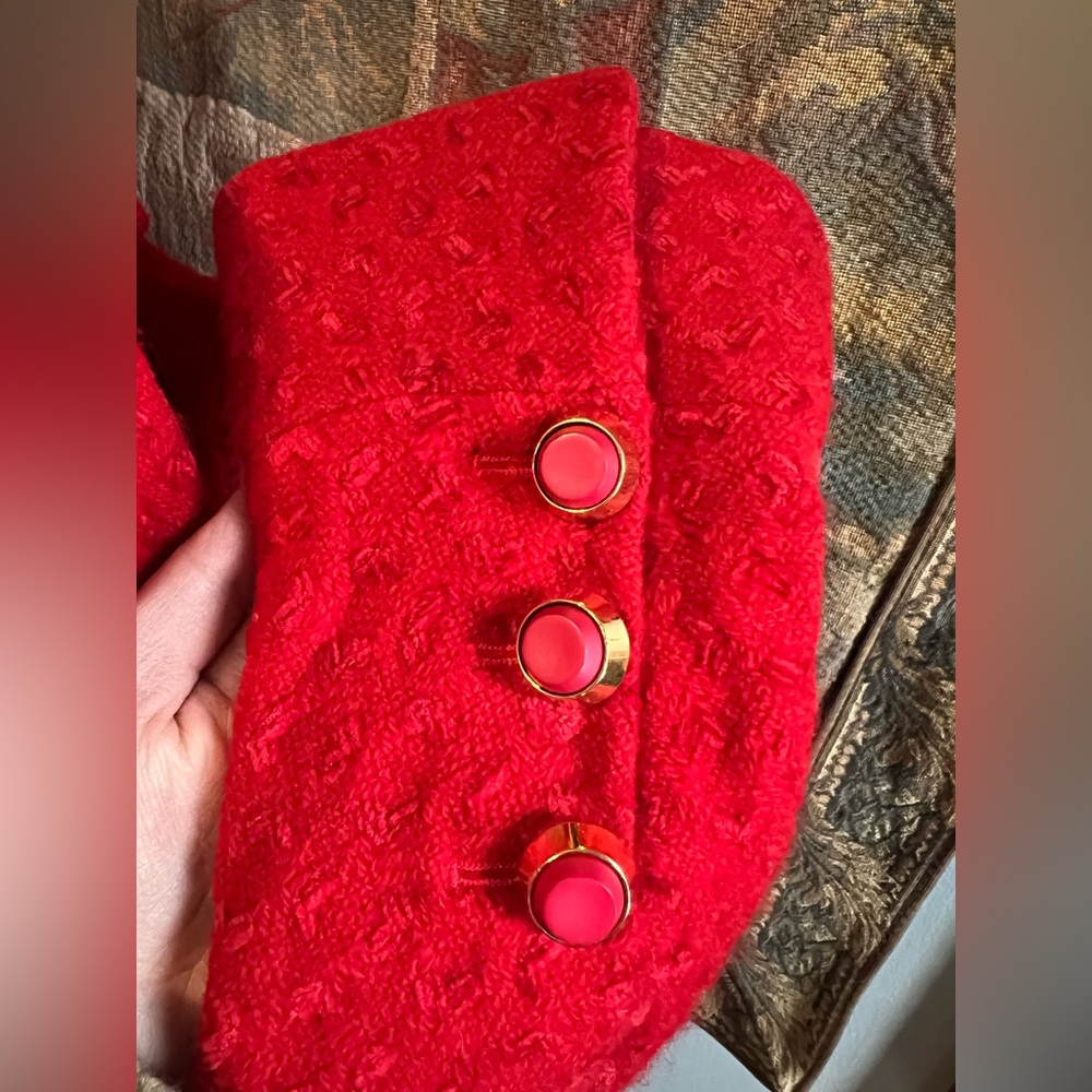 Karl Lagerfeld 1980s Red Jacket - Picture 7 of 13